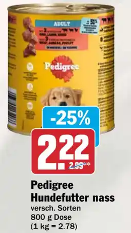 HIT Pedigree Hundefutter nass Angebot