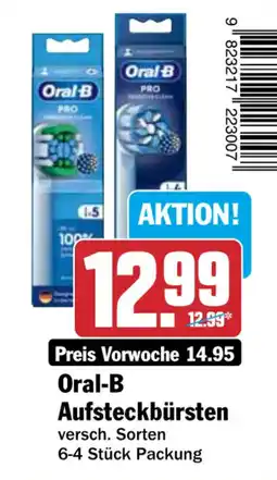 HIT Oral-B Aufsteckbürsten Angebot