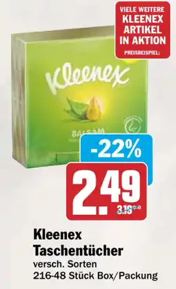 HIT Kleenex Taschentücher Angebot