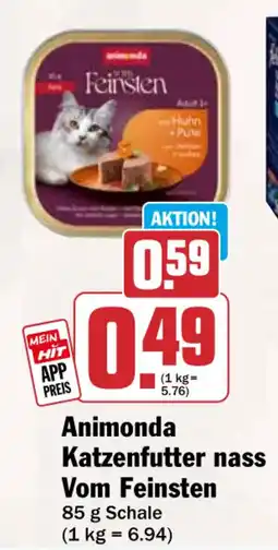 HIT Animonda Katzenfutter nass Vom Feinsten Angebot