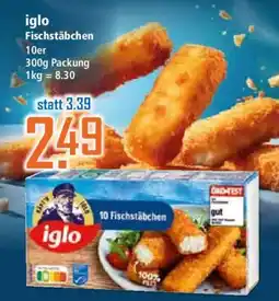 Klaas und Kock iglo Fischstäbchen Angebot