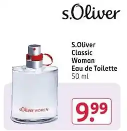 Rossmann S.Oliver Classic Woman Eau de Toilette Angebot
