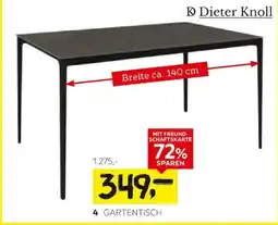 XXXLutz Dieter knoll gartentisch Angebot
