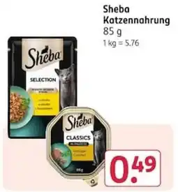Rossmann Sheba Katzenfutter Angebot