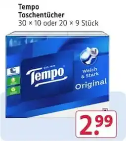 Rossmann Tempo Taschentücher Angebot