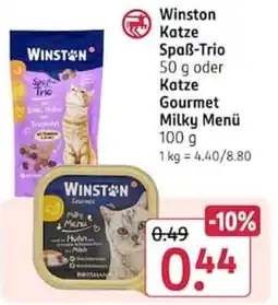Rossmann Winston Katze Spaß-Trio Angebot