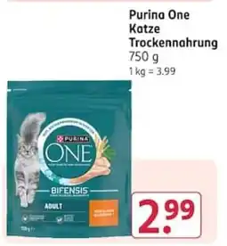 Rossmann Purina One Katze Trockennahrung Angebot