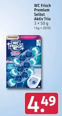 Rossmann WC Frisch Premium Selbst Aktiv Trio Angebot