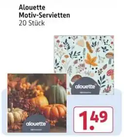 Rossmann Alouette Motiv-Servietten Angebot