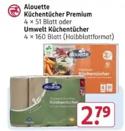 Rossmann Alouette Küchentücher Premium Angebot