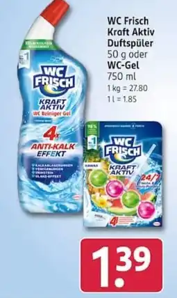 Rossmann WC Frisch Kraft Aktiv Duftspüler Angebot