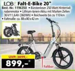 Norma LOBE Falt-E-Bike 20" Angebot
