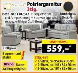 Norma Polstergarnitur 3tlg. Angebot