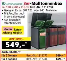Norma 3er-Mülltonnenbox Angebot