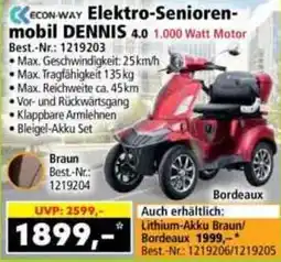 Norma ECON-WAY Elektro-Senioren-mobil DENNIS 4.0 Angebot