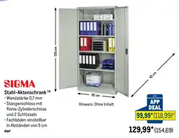 METRO SIGMA Stahl-Aktenschrank Angebot