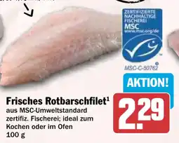 HIT Frisches Rotbarschfilet Angebot