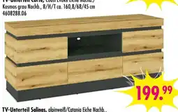 Möbel Boss TV-Unterteil Salinas, alpinweiß/Catania Eiche Nachb. Angebot