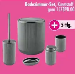 Möbel Boss Badezimmer-Set, Kunststoff, grau Angebot