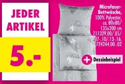 Möbel Boss Microfaser-Bettwäsche Angebot