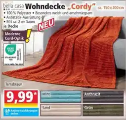 Norma bella casa Wohndecke „Cordy“ Angebot