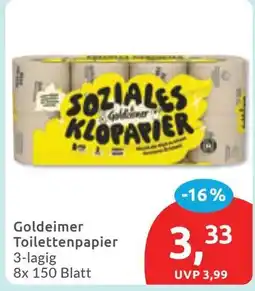 Budni Goldeimer Toilettenpapier Angebot