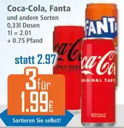Klaas und Kock Coca-Cola, Fanta und andere Sorten Angebot
