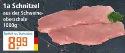 Klaas und Kock 1a Schnitzel aus der Schweine-oberschale Angebot