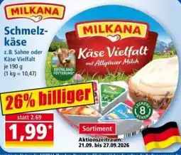 Norma MILKANA Schmelzkäse Angebot