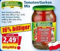 Norma WaldiBen Tomaten/Gurken Mix Angebot