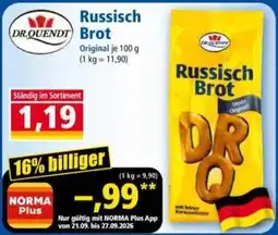 Norma DR.QUENDT Russisch Brot Angebot