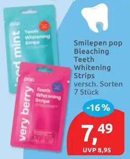 Budni Smilepen pop Teeth Whitening Strips Angebot