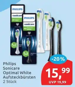 Budni Philips Sonicare Optimal White Aufsteckbürsten Angebot