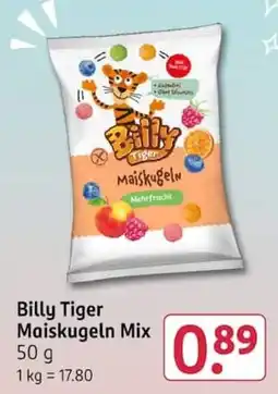 Rossmann Billy Tiger Maiskugeln Mix Angebot
