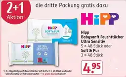 Rossmann Hipp Babysanft Feuchttücher Angebot