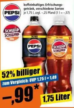 Norma Pepsi oder Schwip Schwap Angebot