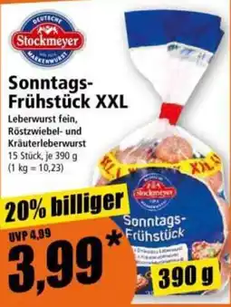 Norma Stockmeyer Sonntags-Frühstück XXL Angebot