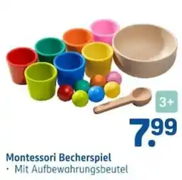 Rossmann Montessori Becherspiel Angebot