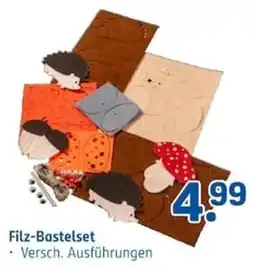 Rossmann Filz-Bastelset Angebot