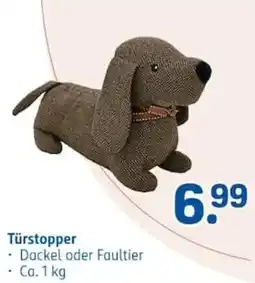 Rossmann Türstopper Dackel oder Faultier Angebot