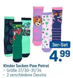Rossmann Kinder Socken Paw Patrol Angebot