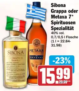 HIT Sibona Grappa oder Metaxa 7* Angebot