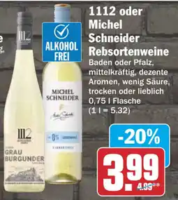 HIT 1112 oder Michel Schneider Rebsortenweine Angebot