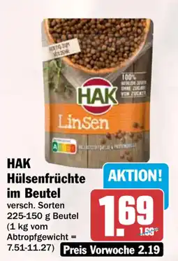 HIT HAK Hülsenfrüchte im Beutel Angebot