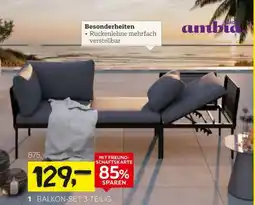XXXLutz Garden ambia balkon-set 3-teilig Angebot