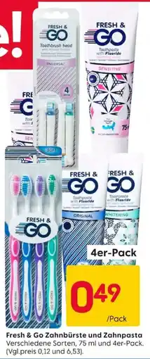Rusta Fresh & Go Zahnborste und Zahnpasta Angebot
