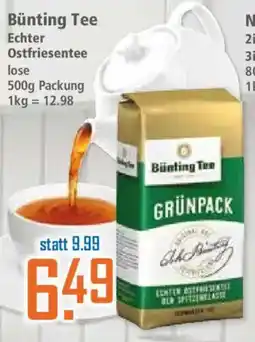 Klaas und Kock Bünting Tee Angebot