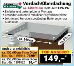 Norma Vordach/Überdachung Angebot