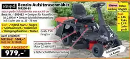 Norma Benzin-Aufsitzrasenmäher MR200-61 Angebot