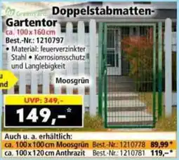 Norma Gartentor Doppelstabmatten- Angebot